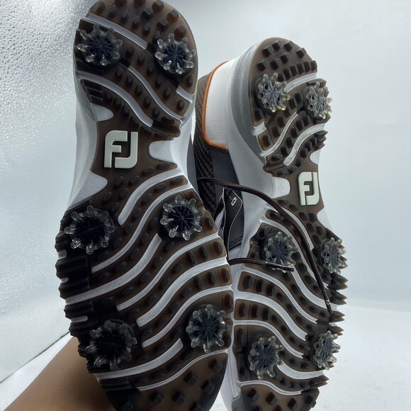 Footjoy Mens Contour Fit Golf Mens Size 9.5 M Shoes 54096 Leather Brown - Picture 6 of 6